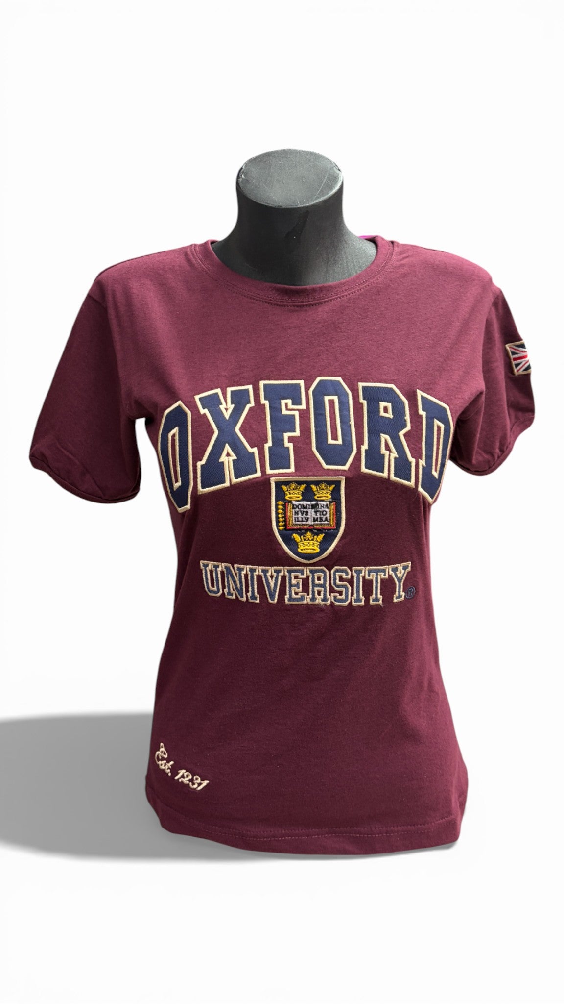 Oxford University Ladies Classic Embroidered T-Shirt