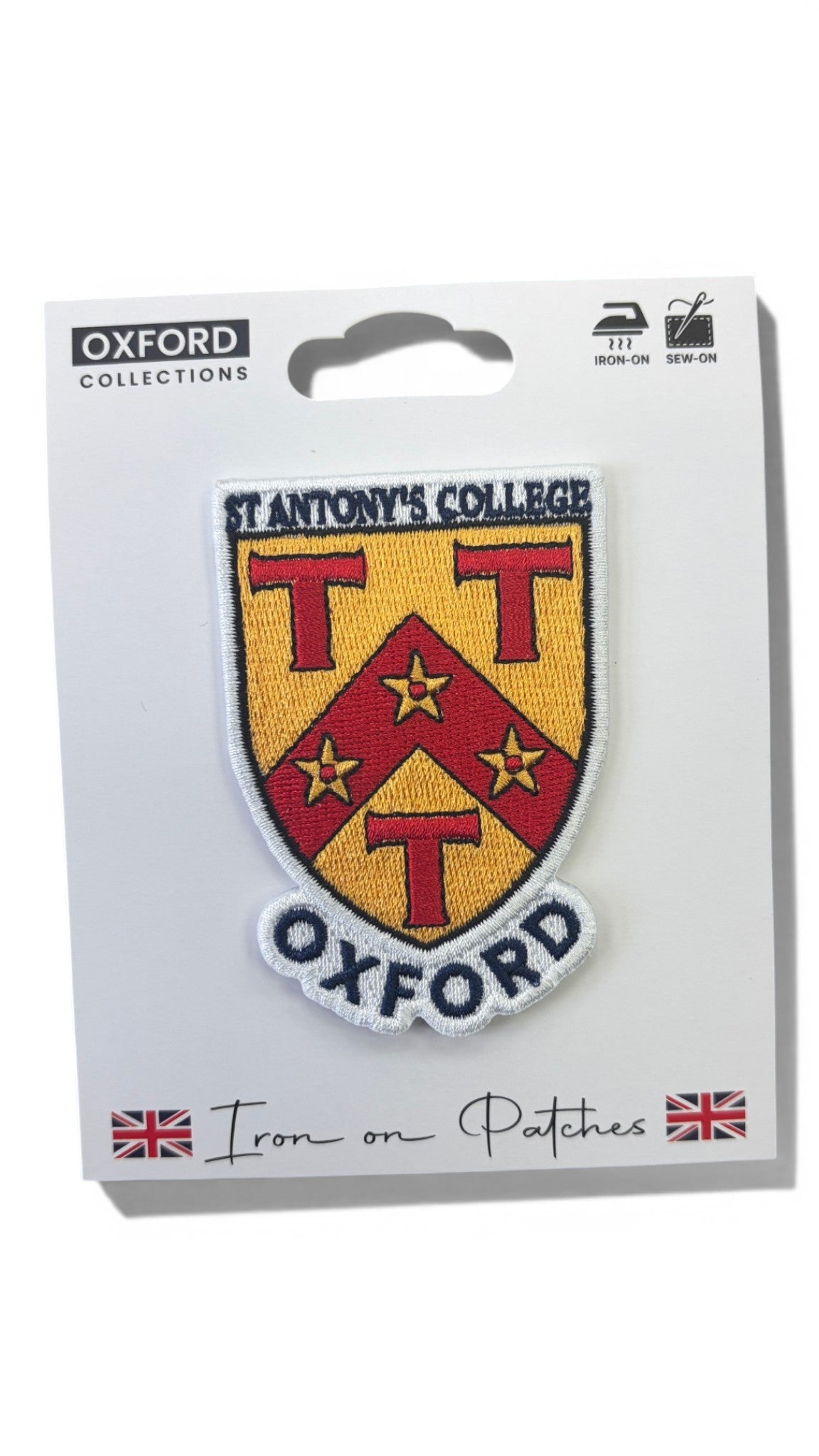 St Antony's College Oxford Iron-On Embroidered Patch