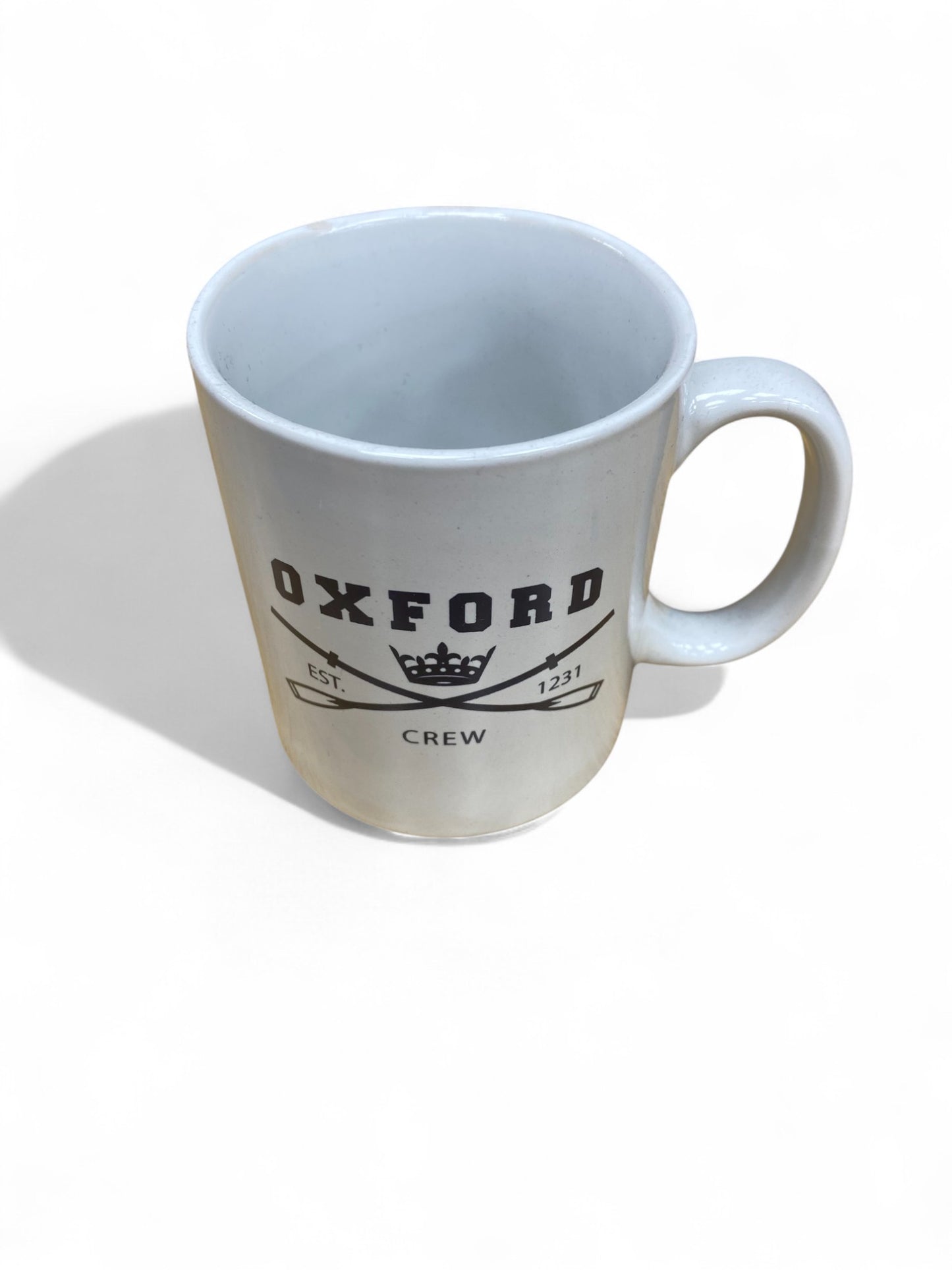 Oxford University Crew Mug – Classic White Rowing Design