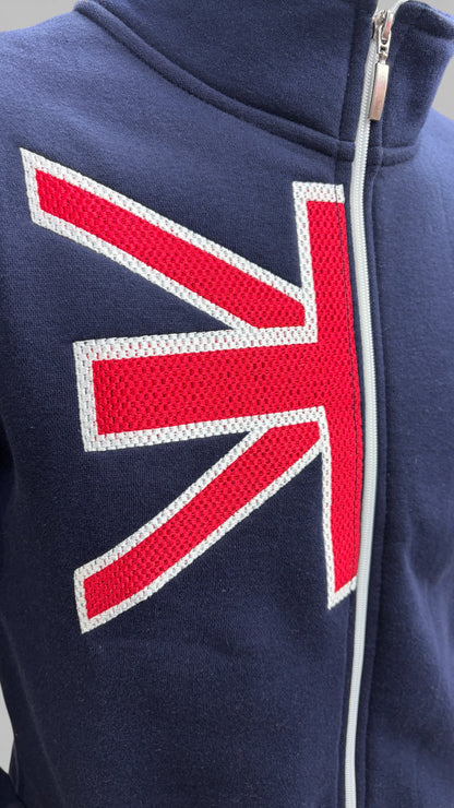 Oxford University Zip Jumper – Navy