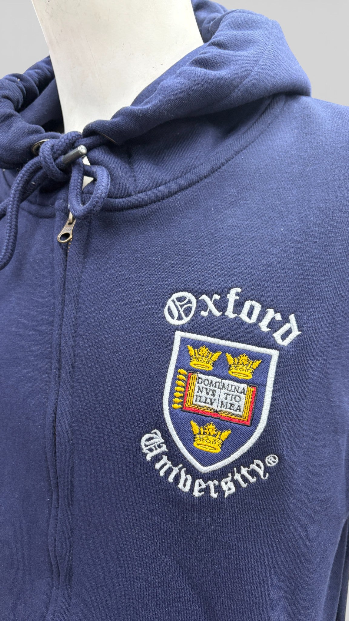 Oxford University Zip Hoodie