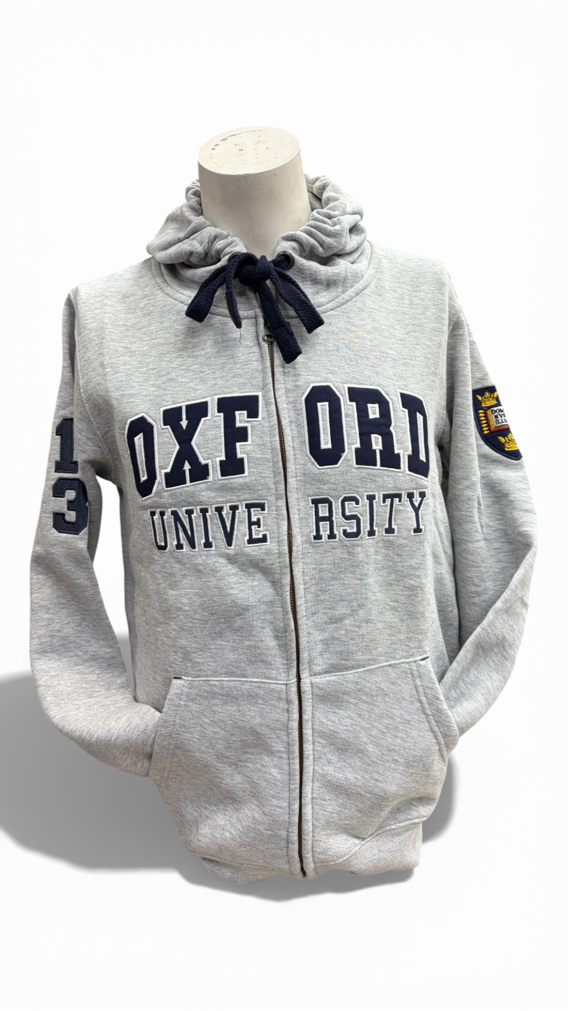 Oxford University Full-Zip Classic Hoodie