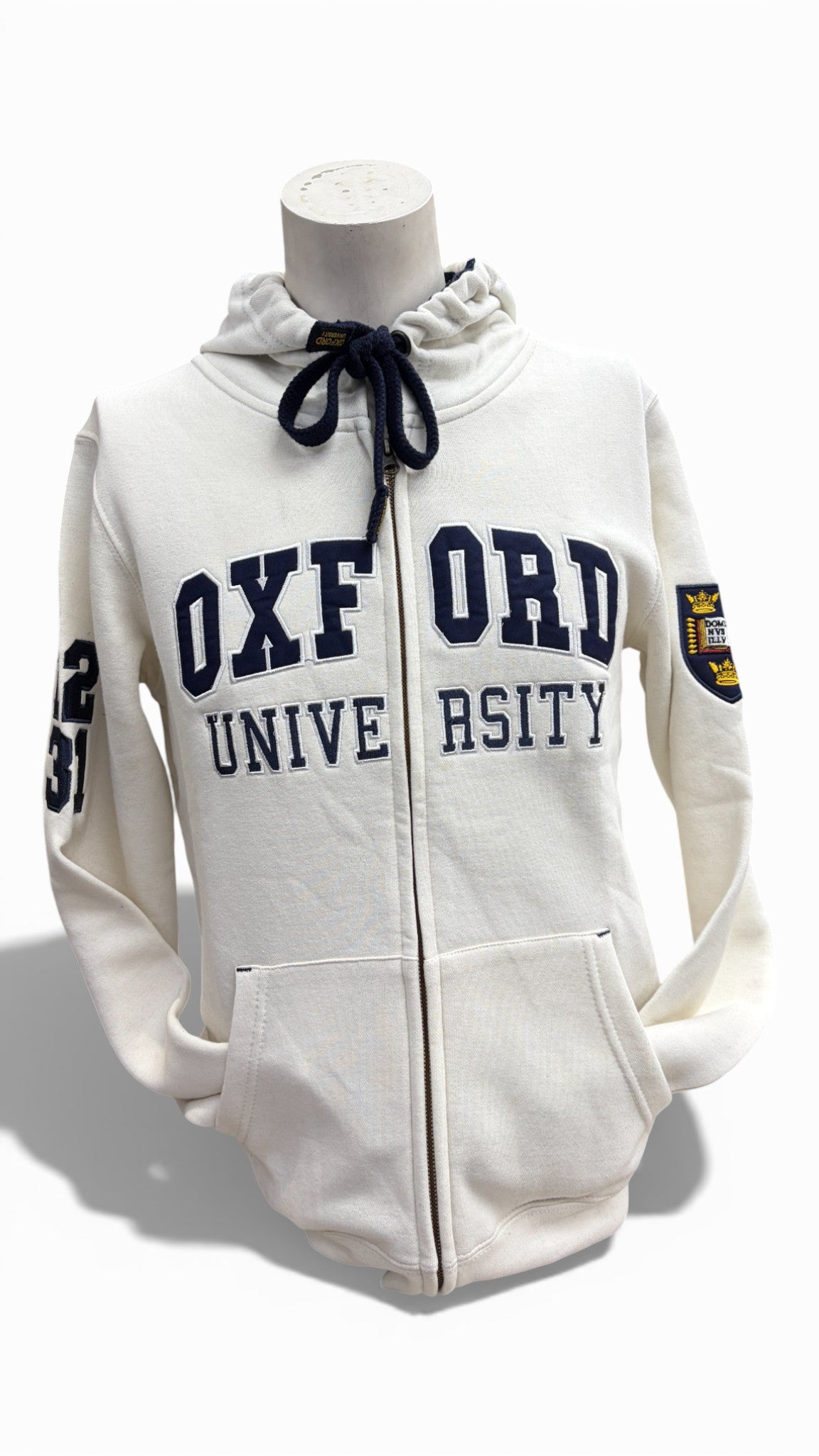 Oxford University Full-Zip Classic Hoodie