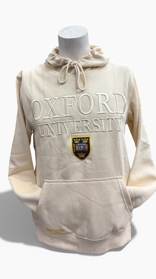 Oxford University Raised Embroidery Hoodie