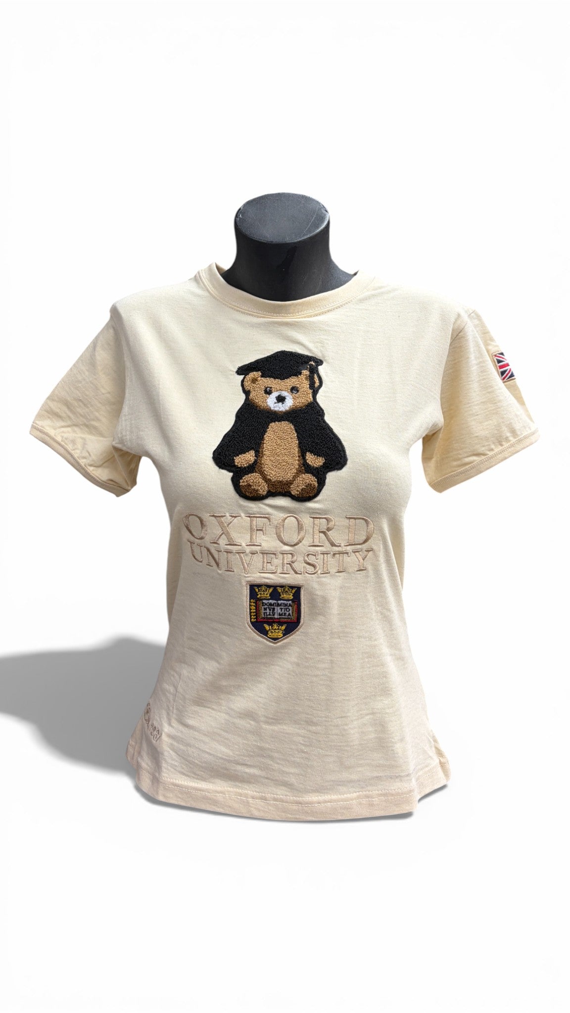 Oxford University Ladies Embroidered Teddy T-Shirt