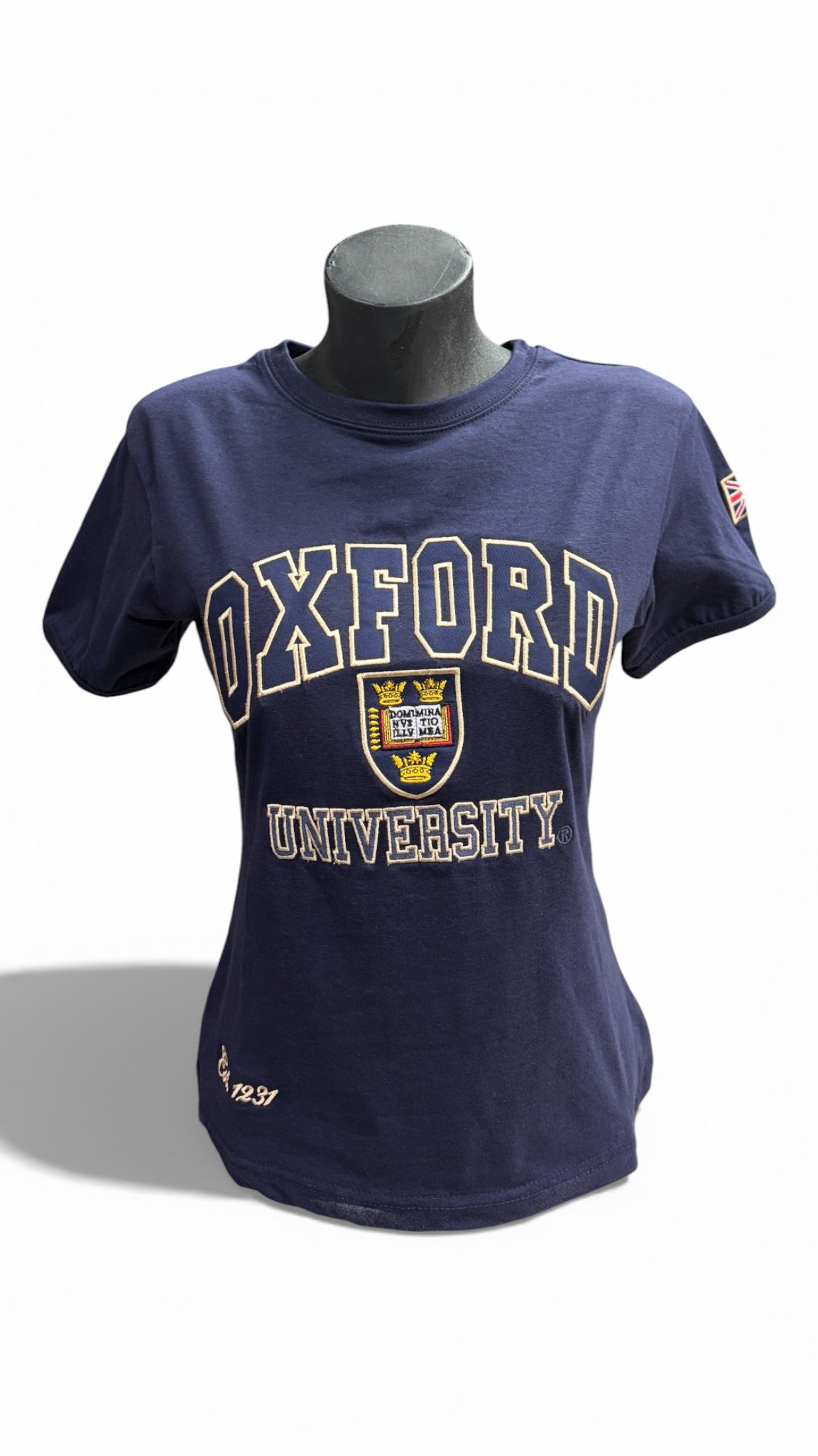 Oxford University Ladies Classic Embroidered T-Shirt