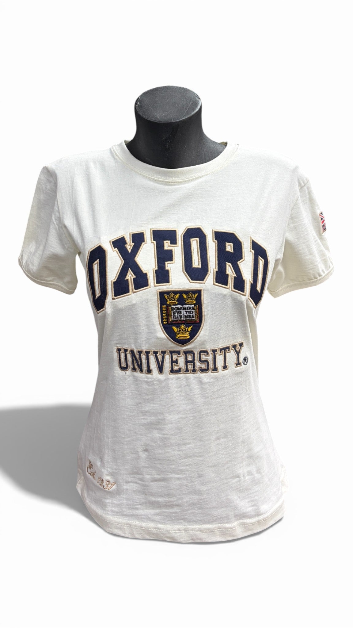 Oxford University Ladies Classic Embroidered T-Shirt