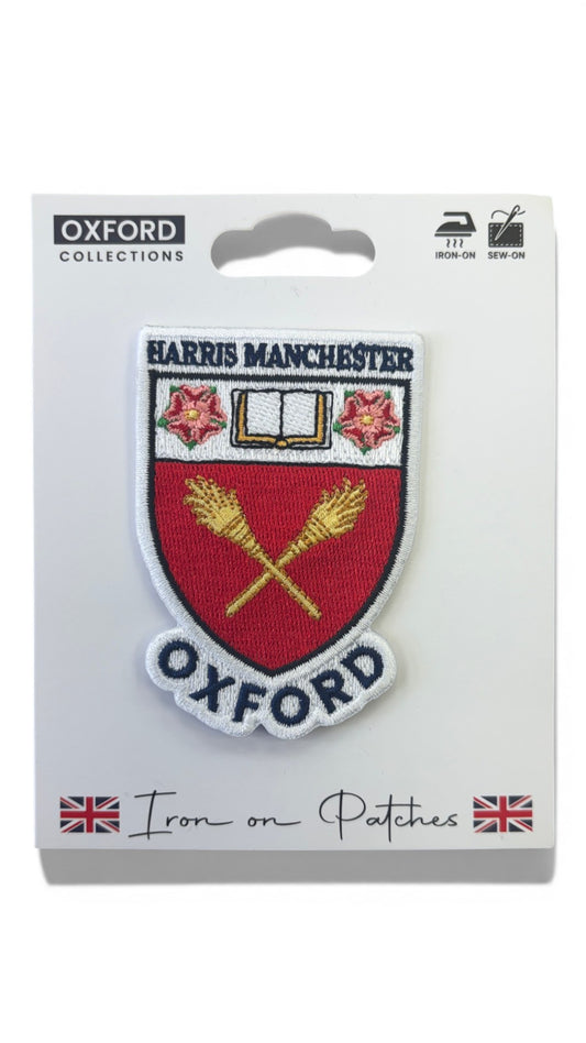 Harris Manchester College Oxford Iron-On Embroidered Patch