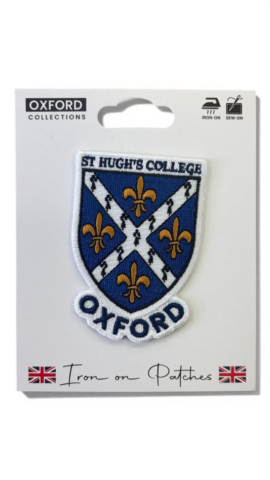 St Hugh's College Oxford Iron-On Embroidered Patch