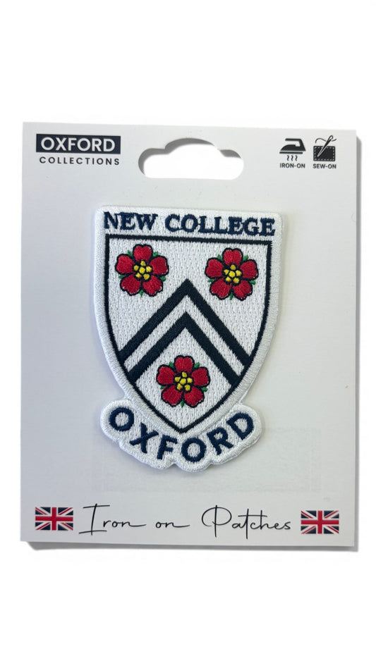 New College Oxford Iron-On Embroidered Patch