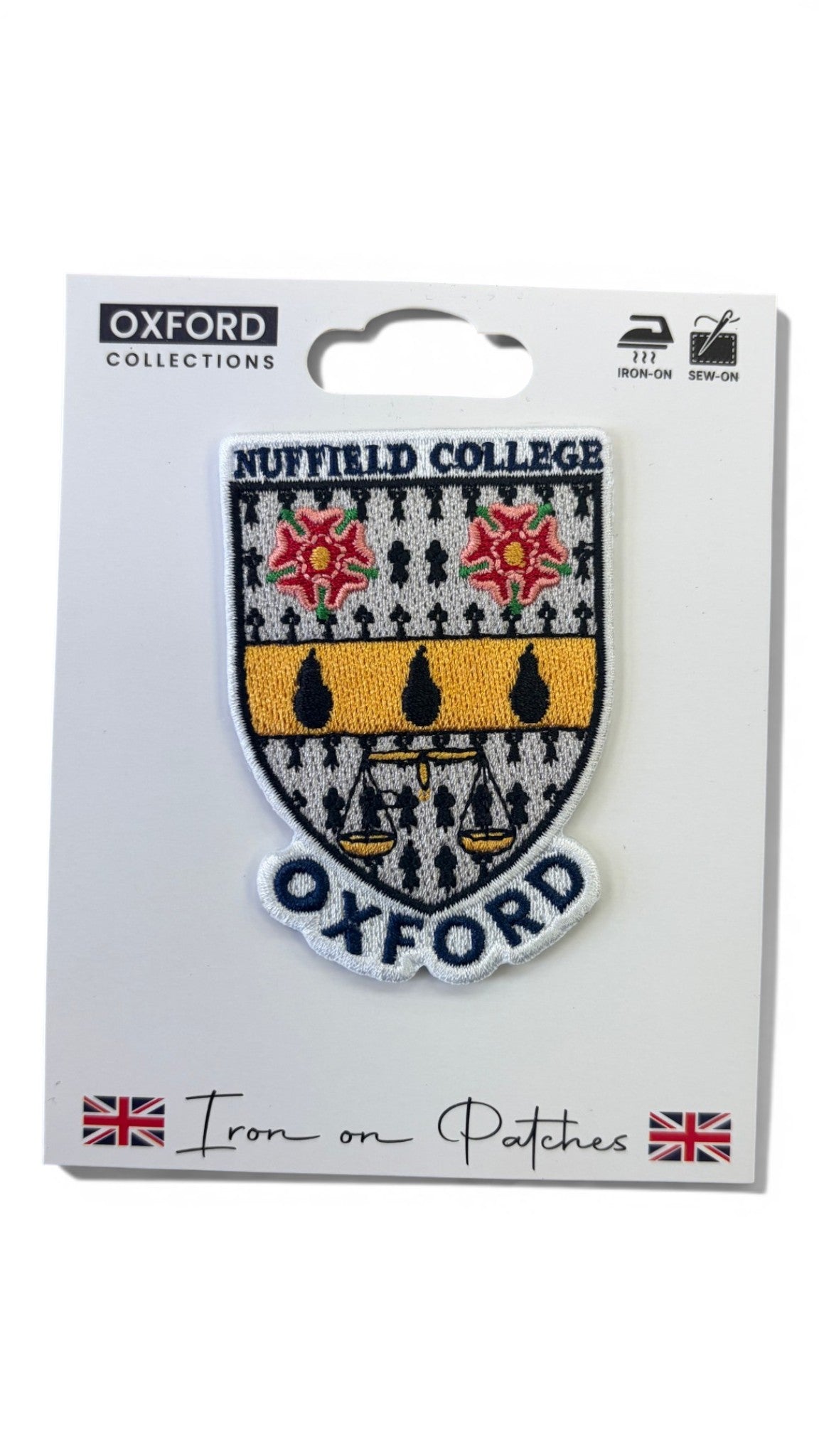 Nuffield College Oxford Iron-On Embroidered Patch