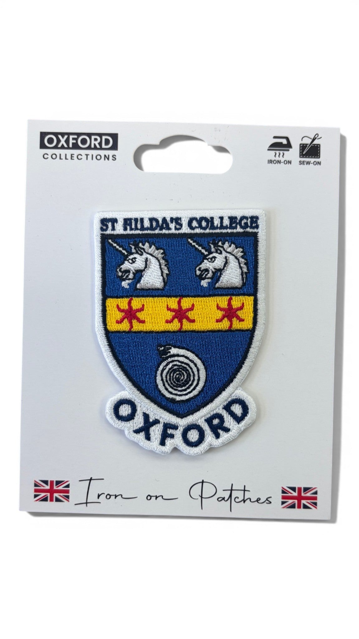 St Hilda's College Oxford Iron-On Embroidered Patch