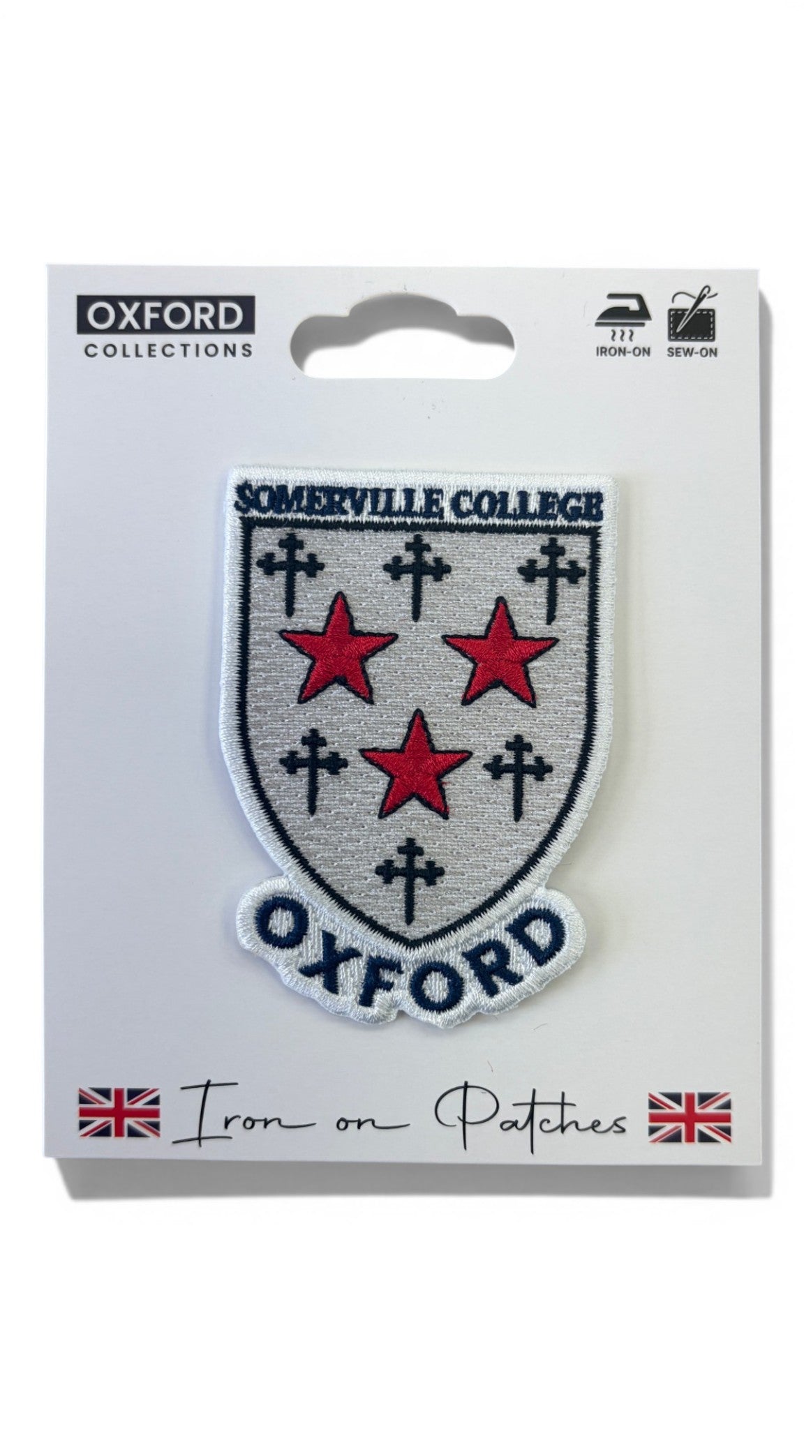 Somerville College Oxford Iron-On Embroidered Patch