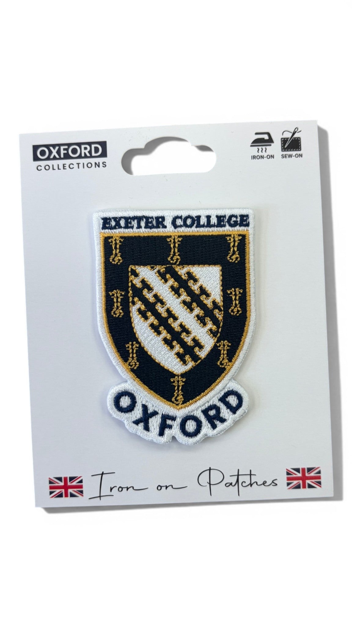 Exeter College Oxford Iron-On Embroidered Patch