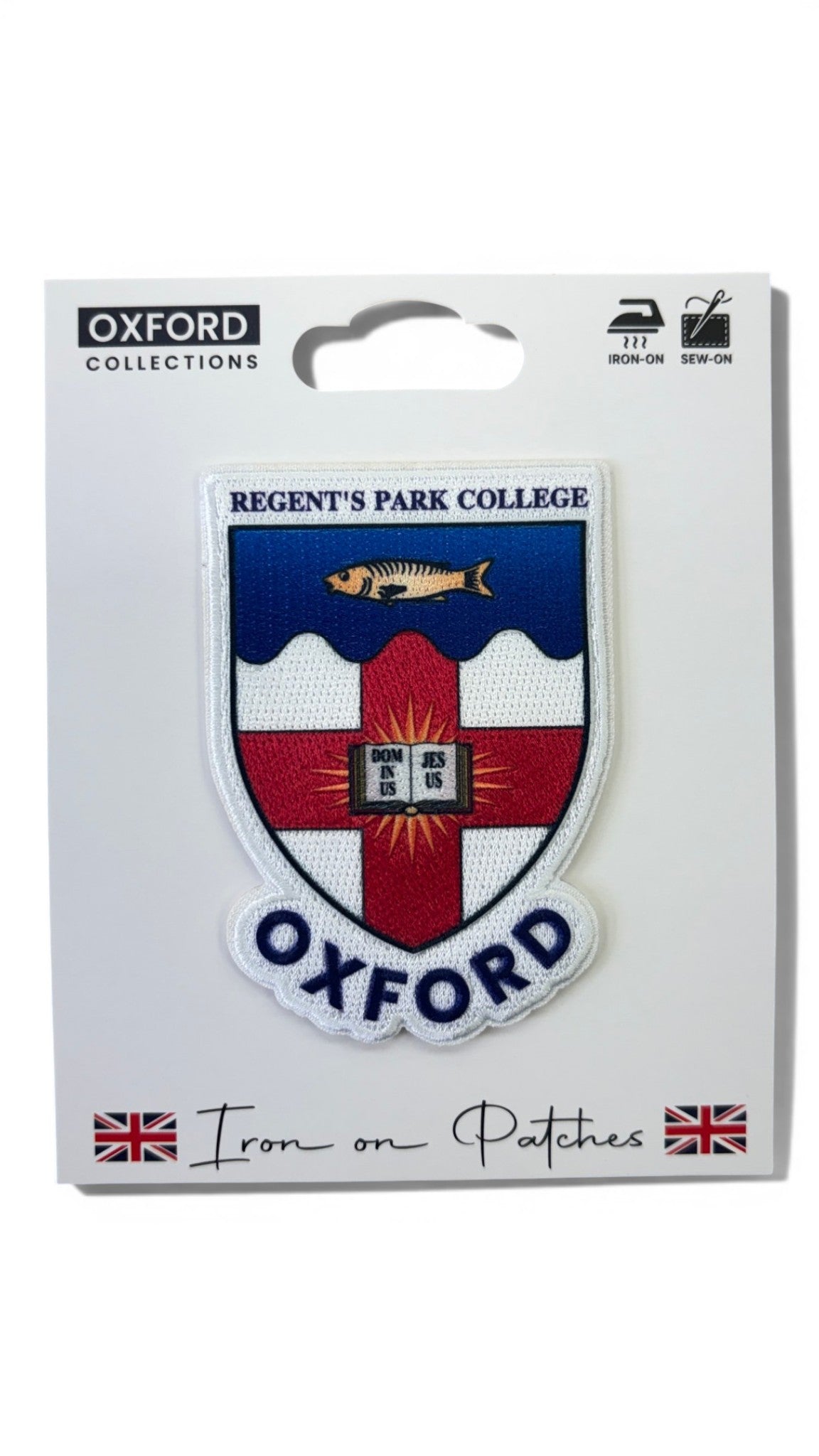 Regent's Park College Oxford Iron-On Embroidered Patch
