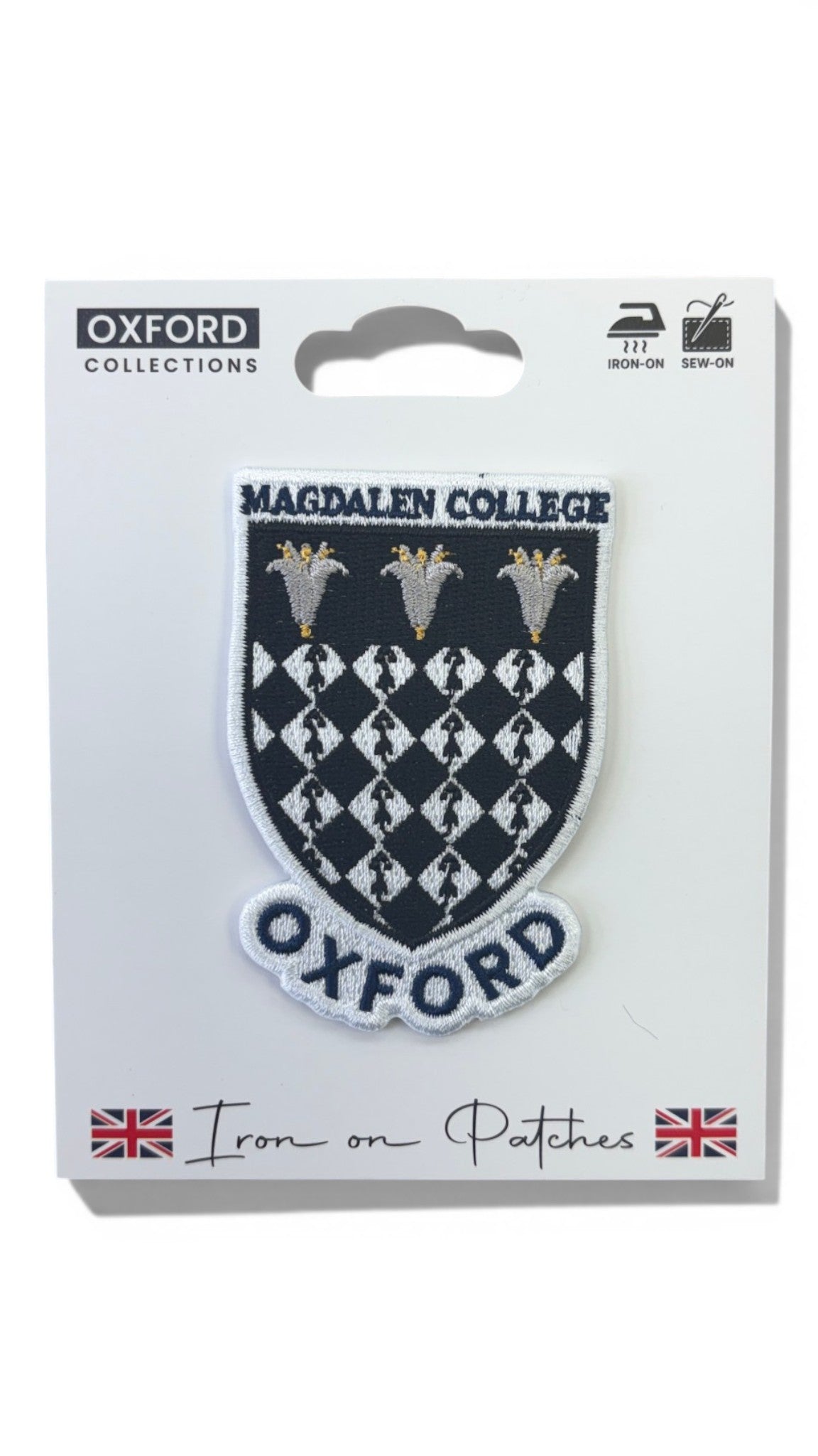 Magdalen College Oxford Iron-On Embroidered Patch