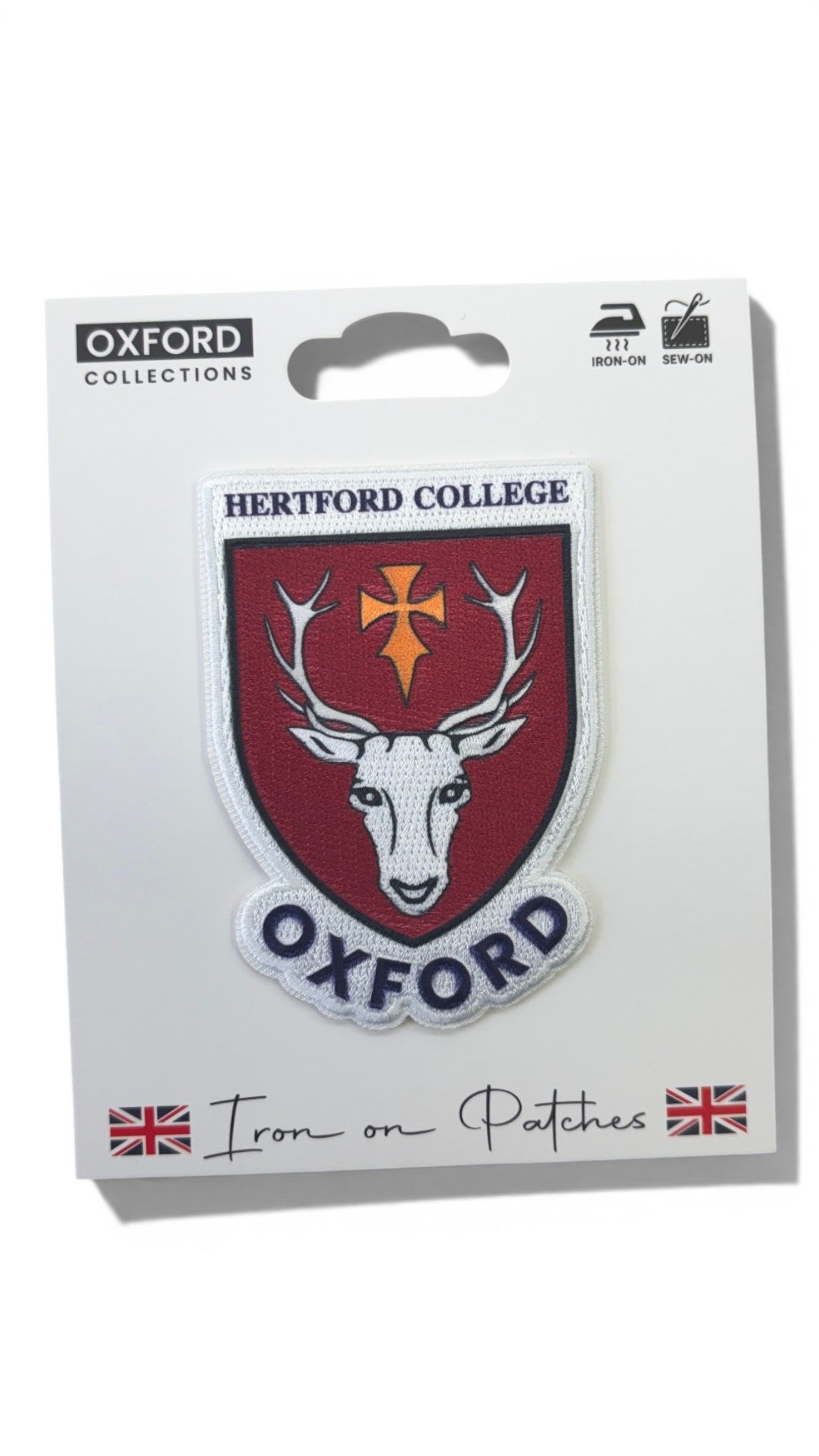 Hertford College Oxford Iron-On Patch