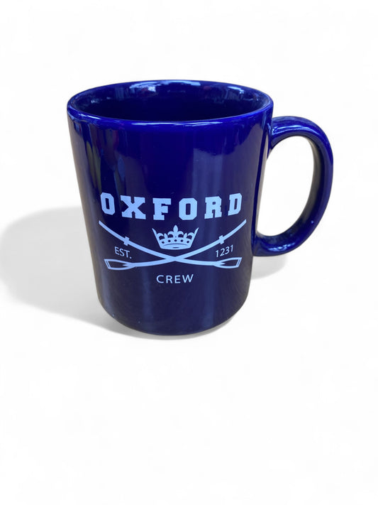 Oxford University Crew Mug – Navy Blue Rowing Design